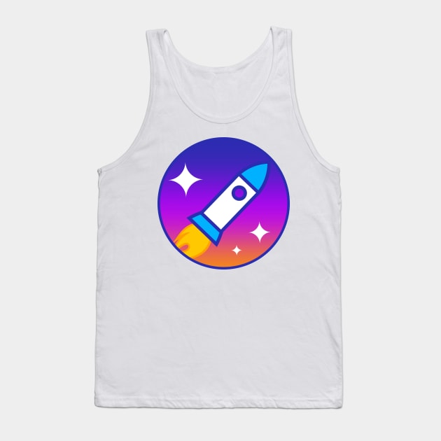 Rocket Symbol Tank Top by MOULE